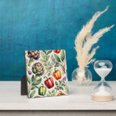 Aquarell-Gemüsegarten-Muster Fotoplatte (InSitu)