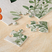 Aquarell-Gemüsegarten-Muster Puzzle (Seite)