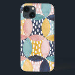 Aquarell-geometrische Kreise Case-Mate iPhone Hülle<br><div class="desc">Aquarell-geometrischer Kreis-Künstler: Anmut Popp</div>