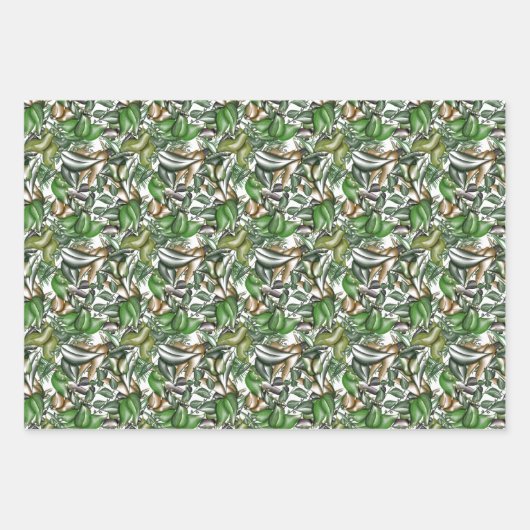 Aquarell Geschenkpapier Set (Vorderseite 3)