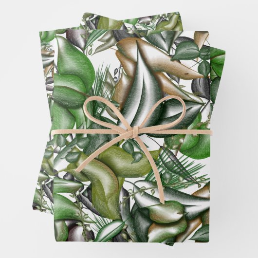 Aquarell Geschenkpapier Set (Beispiel)