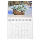 Aquarell gestaltet Wand 2019 landschaftlich Kalender (Mär 2027)