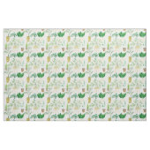 Aquarell getopfte Pflanzen Stoff (Fat Quarter (45,7 x 55,9 cm))