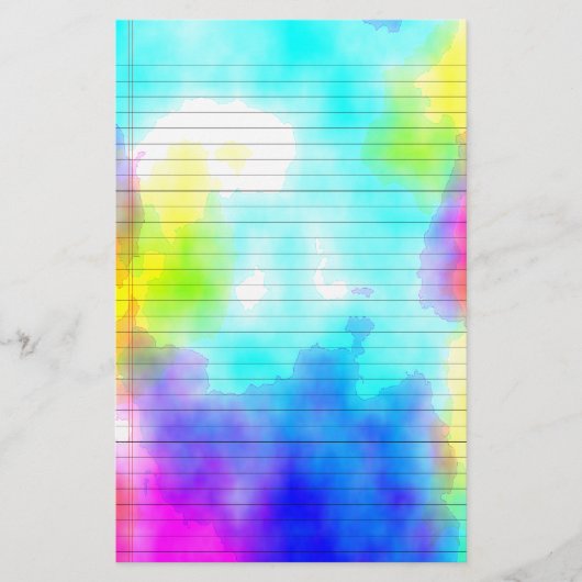 Aquarell gezeichnetes Briefpapier (Vorderseite)