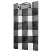 Aquarell-Gingham-Klemmbrett Klemmbrett (Links)