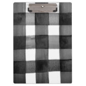 Aquarell-Gingham-Klemmbrett Klemmbrett (Vorderseite)