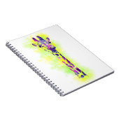 Aquarell-Giraffe 2 Notizblock (Rechte Seite)
