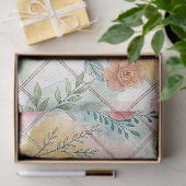 Aquarell-Gittermuster-Decoupage-Tissue-Papier Seidenpapier (Geschenk)