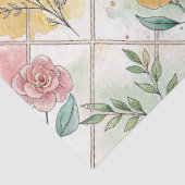 Aquarell-Gittermuster-Decoupage-Tissue-Papier Seidenpapier (Ausschnitt)