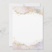 Aquarell-Glitzer | Erste Heilige Kommune Einladung (Rückseite)