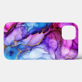 Aquarell Glitzer Lila Blue iPhone / iPad Gehäuse Case-Mate iPhone Hülle (Rückseite (Horizontal))