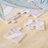 Aquarell Glitzer Meerjungfrau Schwänze unter Wasse Puzzle (Seite)