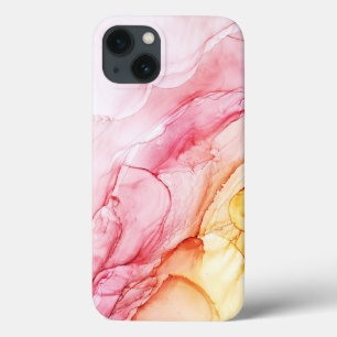 Aquarell Glitzer Rosa Gelbes iPhone / iPad Gehäuse Case-Mate iPhone Hülle