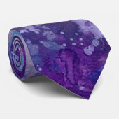 Aquarell-Glück durch Alex-Lauge Krawatte (Gerollt)