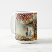 Aquarell Gnome Kaffeetasse (Vorderseite Links)