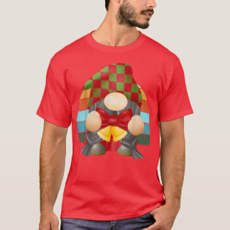 Aquarell Gnome Weihnachtsbaum Lichter Weihnachten  T-Shirt