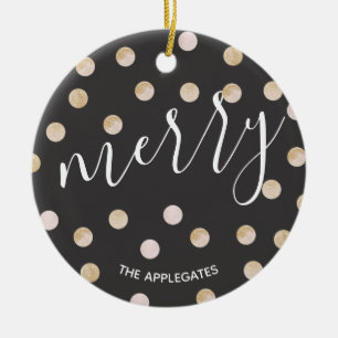 Aquarell & Gold KERAMIK Ornament