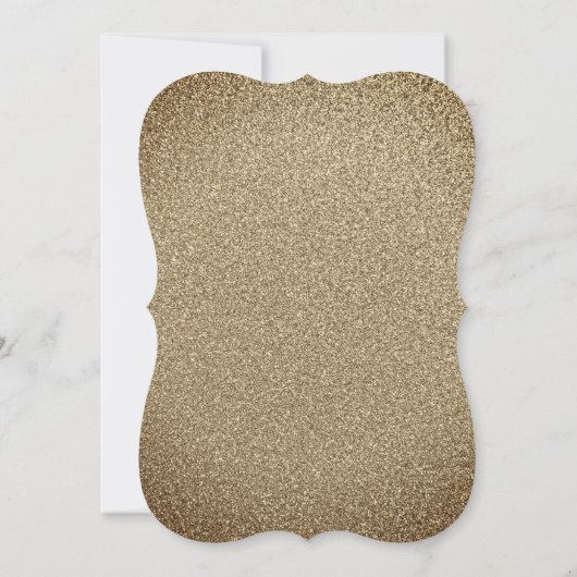 Aquarell Gold Lila Blume Paare Dusche Einladung (Rückseite)