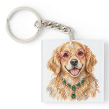 Aquarell Golden Retriever Hund | Haustierliebhaber