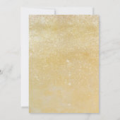 Aquarell Golden Wappen Babydusche Einladung (Rückseite)