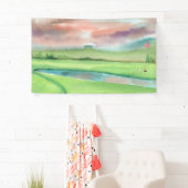 Aquarell-Golf Banner (Insitu)