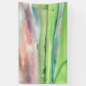 Aquarell-Golf Banner (Vertikal)