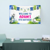Aquarell-Golf-Geburtstagsbanner Banner (Messeveranstaltung)
