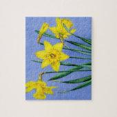 Aquarell-Gouachekunst Narzissen des Frühlinges Puzzle (Vertikal)
