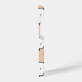 Aquarell Grafik Katzen Katzen Tiere Art iPhone Hülle (Linke Seite)