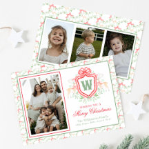 Aquarell-Grandmillennial-Rentier-Monogrammwappen