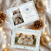 Aquarell-Grandmillennial-Rentier-Monogrammwappen