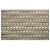 Aquarell Grauer Wolf Wildnis Stoff (Yard (91,4 cm))