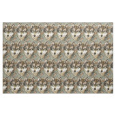 Aquarell Grauer Wolf Wildnis Stoff (Fat Quarter (45,7 x 55,9 cm))