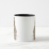 Aquarell Grauer Wolf Wildnis Tasse (Zentrum)