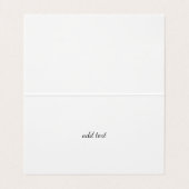 Aquarell Green Rose Vielen Dank Visitenkarten (Innenseite Aufgefaltet)