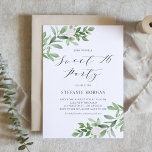 Aquarell, Greeney und White Blume 16 . Geburtstag Einladung<br><div class="desc">Mit dieser individuell gestaltbaren 16 . Geburtstag Geburtstagsfeier laden wir Sie zu Ihrer Veranstaltung ein. Es bietet Aquarellbouquets mit Grünpflanzen und weißen Blume,  die einem Botanischen Muster entsprechen. Personalisieren Sie diese,  indem Sie Ihre Daten hinzufügen. Diese grüne 16 Einladung ist perfekt für Frühjahr- und Wintergeburtstage.</div>