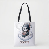 Aquarell Grill Sensenmann Buchhandlung Tasche (Vorderseite)
