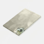 Aquarell-große Pyrenäen-Welpe - Bonbon Post-it Klebezettel (angewinkelt)