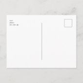 Aquarell-Grün-Feier des Lebens Postkarte (Rückseite)