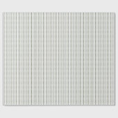 Aquarell-Grün & Weiß gestreift Geschenkpapier (Flach)