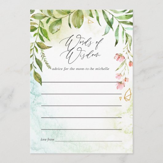 Aquarell Grüne Weinroute Mendrisiotto Hinweiskarte (Vorderseite)