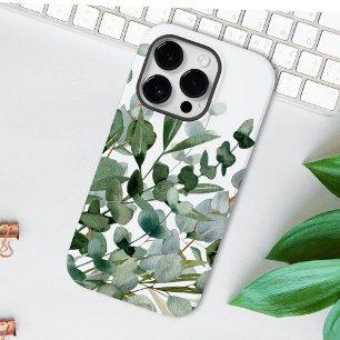 Aquarell Grünes Laubwerk Grünzeug Blätter Case-Mate iPhone 14 Pro Hülle