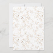 Aquarell, Grünpflanzen, Gender Neutral Baby Dusche Einladung (Rückseite)