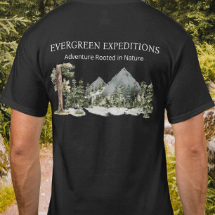 Aquarell Grünwald personalisiertes Geschäft T-Shirt