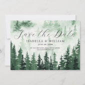 Aquarell Grünwald Save The Date (Vorderseite)