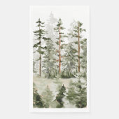 Aquarell Grünwald Serviette (Vorderseite)