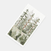Aquarell Grünwald Serviette (Ecke)