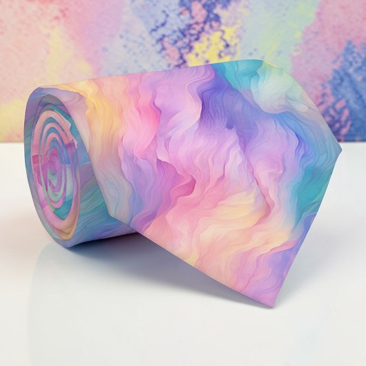 Aquarell-Halsband nach Maß Krawatte