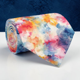 Aquarell-Halsbindenindividuelle Krawatte