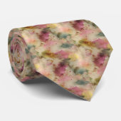 Aquarell-Halsbindenunikat Krawatte (Gerollt)